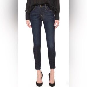 FRAME Denim Le Skinny Jeans In Saltair Dark Wash Sz 28